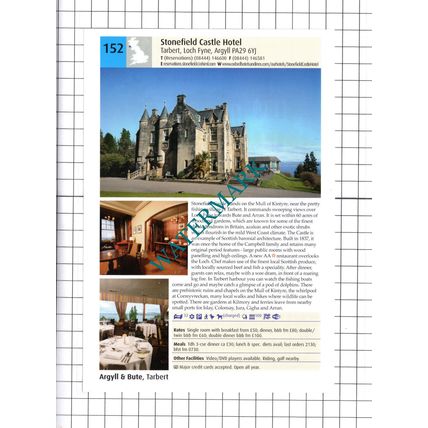 Abbots Brae Dunoon Argyll / Stonefield Castle Hotel Tarbert Advert 2011 Cutting