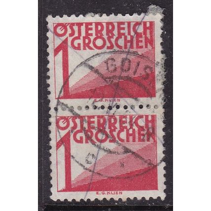 Austria Postmark Goisern 1934 Postage Due 1g VGC