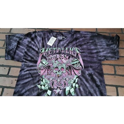 METALLICA - 2021 NorCal Purple Tie Dye Men's T-shirt ~Never Worn~ XS S
