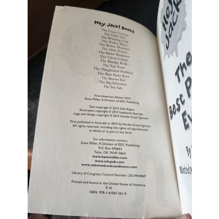 2 Hey Jack! Paperback Books The Best Party Ever & The Worry Monsters