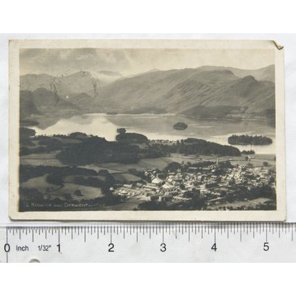 1921 postcard Keswick & Derwentwater