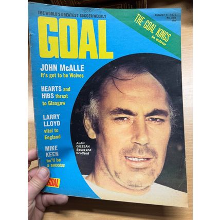 GOAL MAGAZINE #258 11 AUG 1973 UK FOOTBALL MAGAZINE - GOAL KINGS (LL)