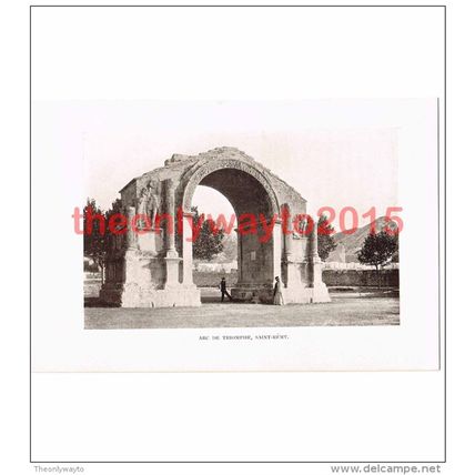 Arc de Triomphe, Saint Remy, France, Book Illustration (Print), 1911