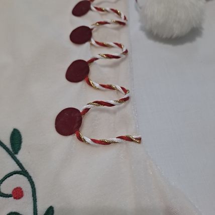 ICE SKATE Shaped CHRISTMAS STOCKING 16" Bag Gift Present Ski Sock