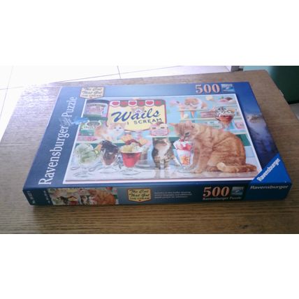 THE CAT THAT GOT THE CREAM by Steve Read Jigsaw (500 Piece) Ravensburger 2020