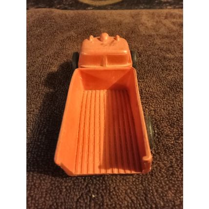 Old Vintage Auburn Rubber Co. Red &Yellow Front Loader # 504 4 1/4" long 1950s