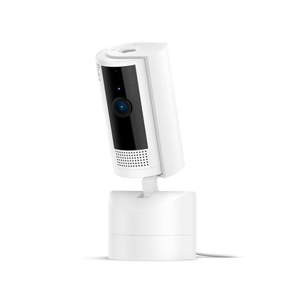 Ring Pan-Tilt Indoor Cam | See All around with 360° Pan Coverage, HD Video, plus