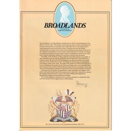 Broadlands The Home Of Lord Mountbatten (Guide Book)