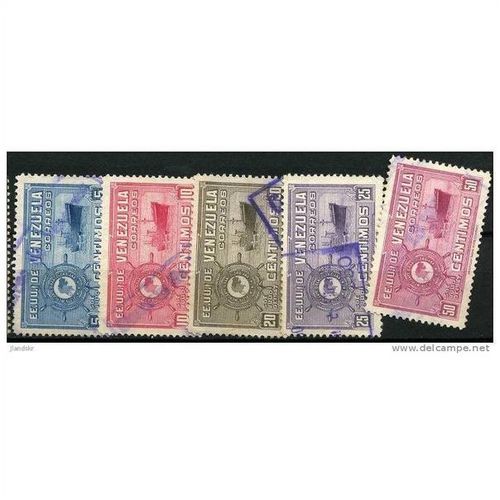 1948/1950 5 different values - fine used (o)