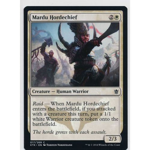 Magic the Gathering MTG Khans of Tarkir 017/269 Mardu Hordechief