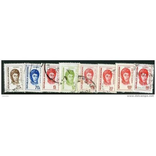 1970's 8 different values - fine used (o)