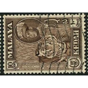 KEDAH 1959/1962 SG 109 - #4 fine used (o)