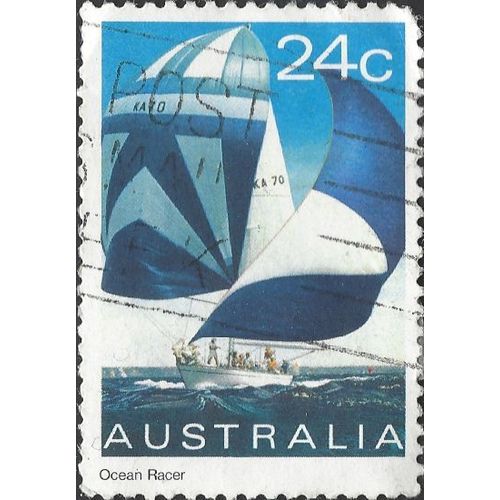 AUSTRALIA, SPORT, Racing Yacht KA70, blue 1981, 24c, #3