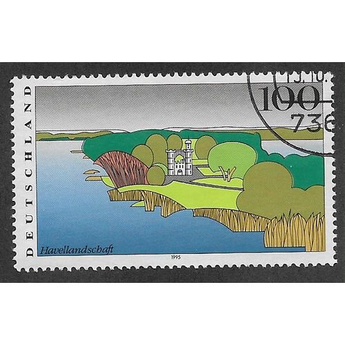GER 1995 100pf 'RIVER HAVEL, BERLIN' FINE USED (EBID62-978)