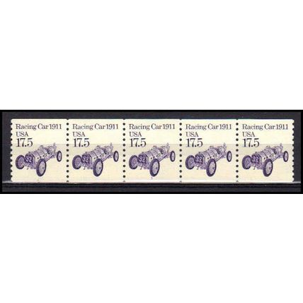 2262 17.5c Race Car Very Fine MNH Dry Gum PNC 1/5 X0992