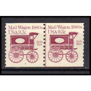 1903 9.3c Mail Wagon Fine MNH Dry Gum CNP Left 2 PA0386