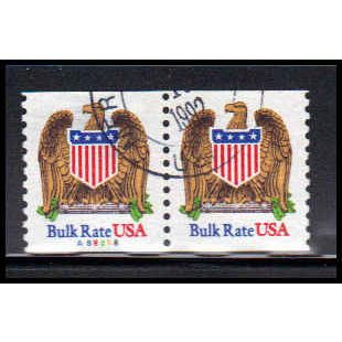 Used 2602 10c Eagle Very Fine CNP Left A88888 PA1357