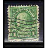 Used 632 1c Benjamin Franklin Fine KA7185