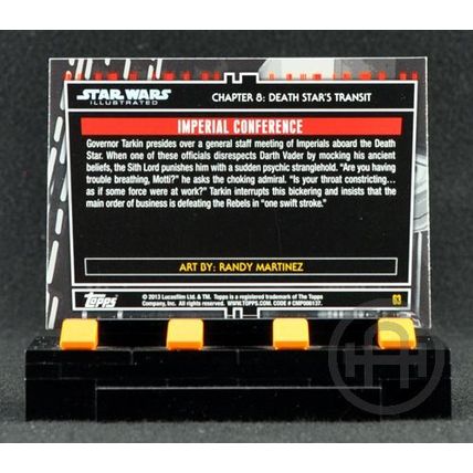 Topps Star Wars Illustrated A New Hope – Base Card #63 – Bronze Parallel
