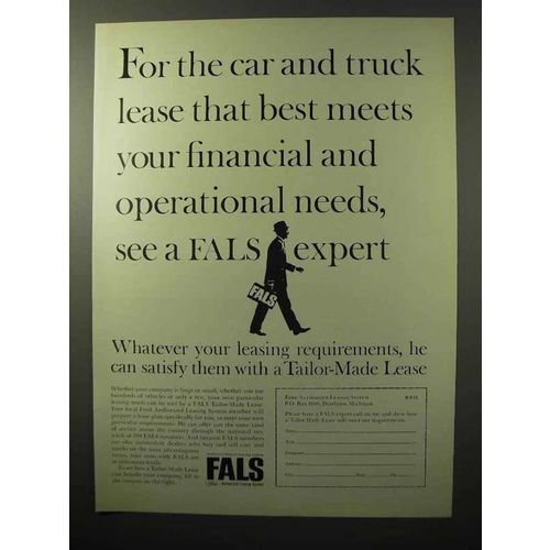 1964 Ford Authorized Leasing System FALS Ad - Expert