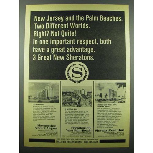 1975 Sheraton Inn Ad - Newark Airport, Ocean Inn
