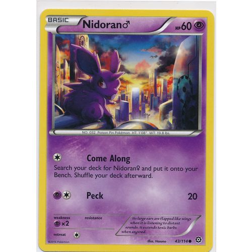 Pokemon XY Steam Siege 43/114 Nidorano