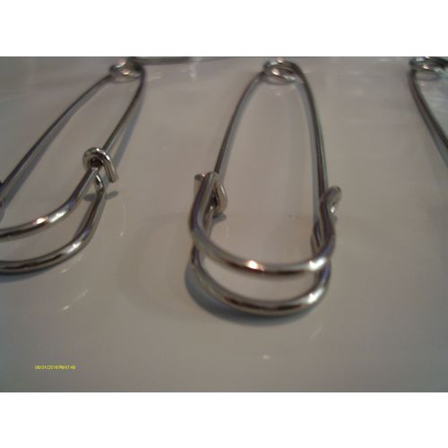 6 pieces 3" Extra Large Safety Pins Sewing Shop Hobbies Display Keys Fabric New