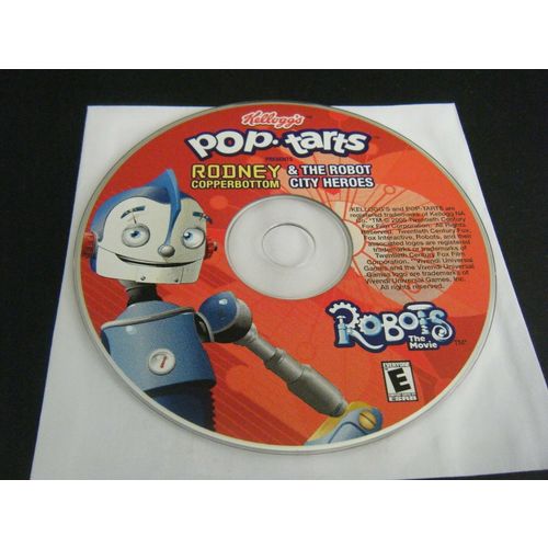 Kellogg's Pop-Tarts Promo Rodney Copperbottom & the Robot City Heroes (PC, 2005)
