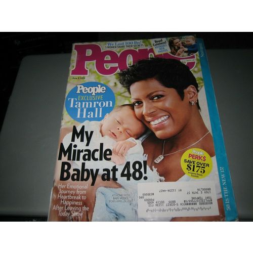 People Magazine - Tamron Hall Miracle Baby Cover - June 3, 2019
