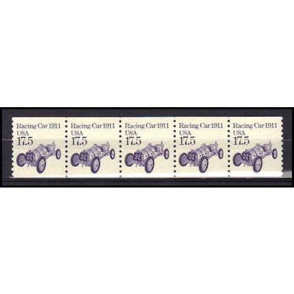 2262 17.5c Race Car Fine MNH Dry Gum PNC 1/5 X0982