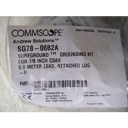 NOS Professional Earthing Kit For ⅞ Co-Ax Avoid Lightning Strike Damage