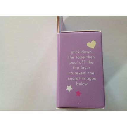 20 Packs Of Mini Blue Sticker Roll Cute Characters Secret Tape RRP £50