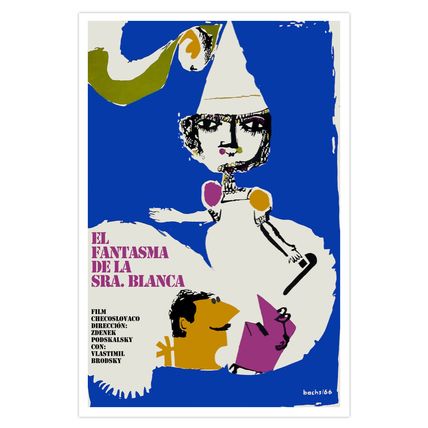 Cuban decor Wall Design movie Poster 4 film GHOST of Mrs.White.Love Art