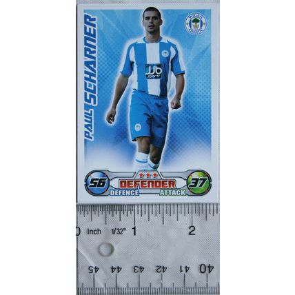 2008/09 Topps Match Attax Trading Card - Paul Scharner, Wigan Athletic
