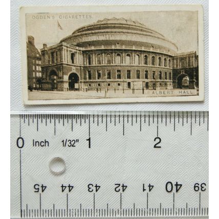 1923 Ogden's Sights of london 1st Series No. 1 Albert Hall