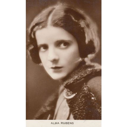 Alma Rubens Vintage Rare Photo Postcard