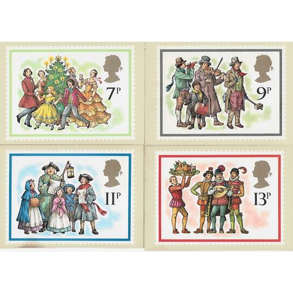 GB 1978 November PHQ M set of 4 Christmas