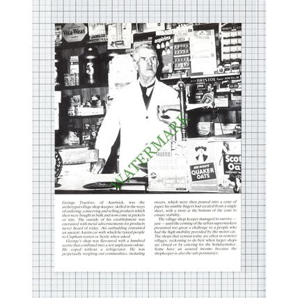 George Truelove Austwick Shopkeeper- Cutting
