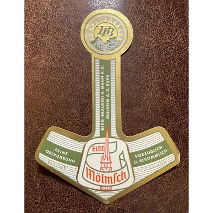 Older German Beer Label 128