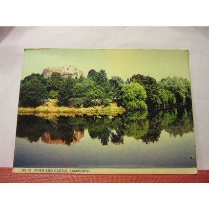 TAMWORTH CASTLE, STAFFORDSHIRE used postcard 1968 pm /