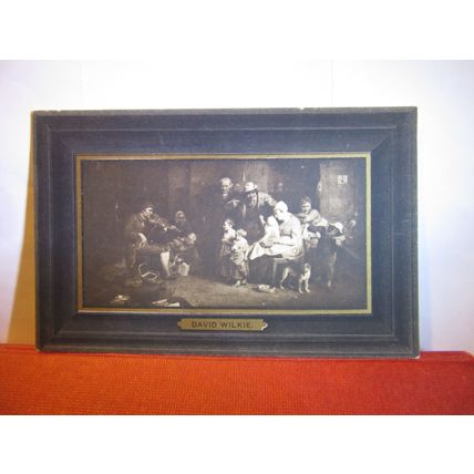 THE BLIND FIDDLER by Sir David Wilkie unused antique postcard #