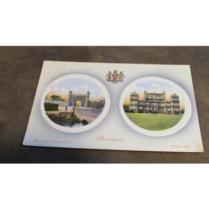 1909 fr WR&S Postcard - Dual scenes - Nottingham