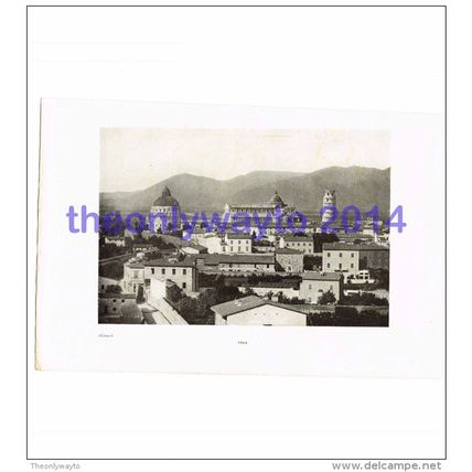 Pisa, Tuscany, Italy, Book Illustration (Print), 1908