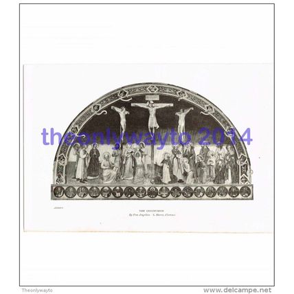 Crucifixion, San Marco, Florence, Tuscany, Italy, Book Illustration (Print) 1908