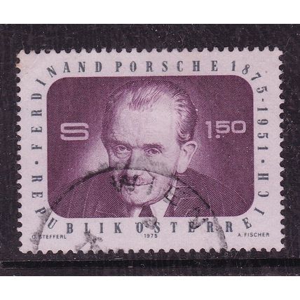 Austria 1975 Ferdinand Porsche 1.50s Fine Used SG 1740 VGC