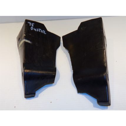1973 74 75 76 Plymouth Duster Dodge Dart Front Side Rail Splash Shields OEM