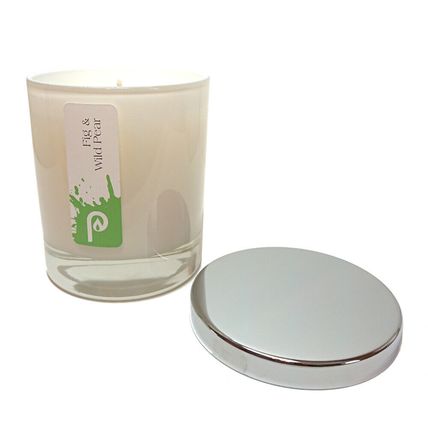 Candle in a Jar Glass Candle white - Fig & Wild Pear by Pintail Candles - Boxed