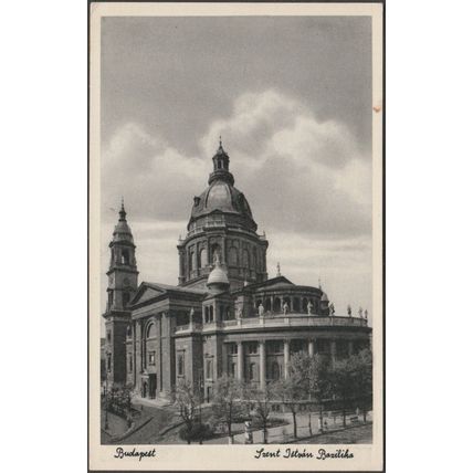 Szent István Bazilika, Budapest, c.1930s - BJ Levelezőlap