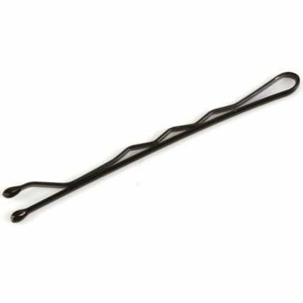 BLACK BROWN BLONDE HAIR GRIPS Girls Granny Bobby Pin Slide Kirby Clip Clamps