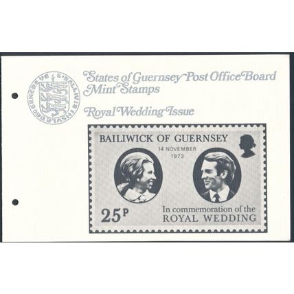 Royal Wedding: Presentation Pack - Guernsey 1973